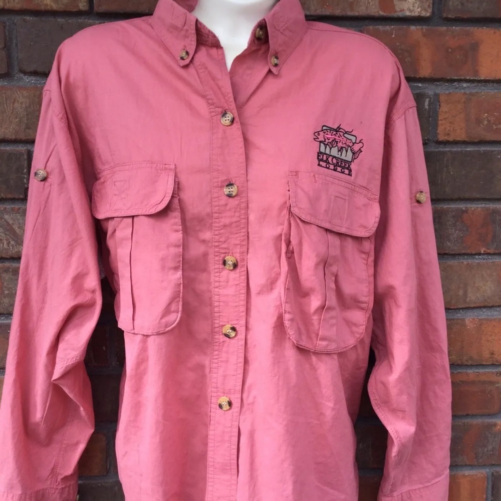 Women’s Long Sleeve Fishing Adventure Shirt By Harbor Large - Picture 2 of 8